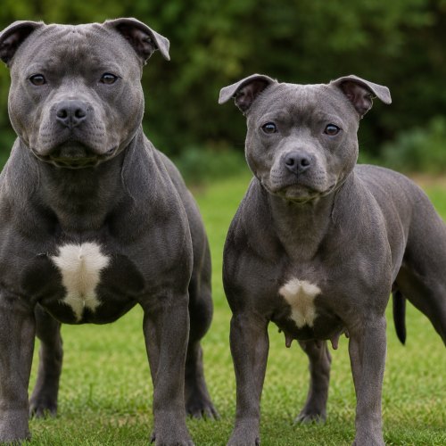Blue Staffordshire Bull Terrier Puppies – 4 Boys & 3 Girls – Ready 17th September